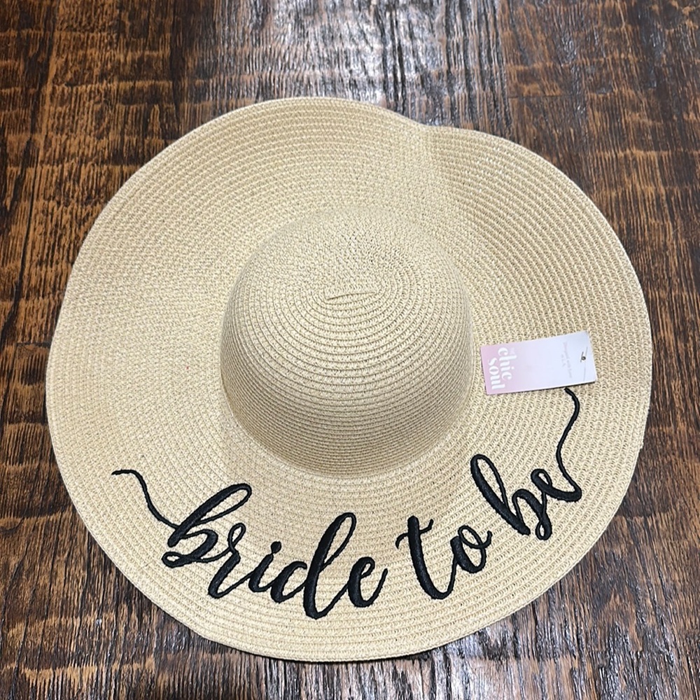Bride to be sun hat *brand new* never worn